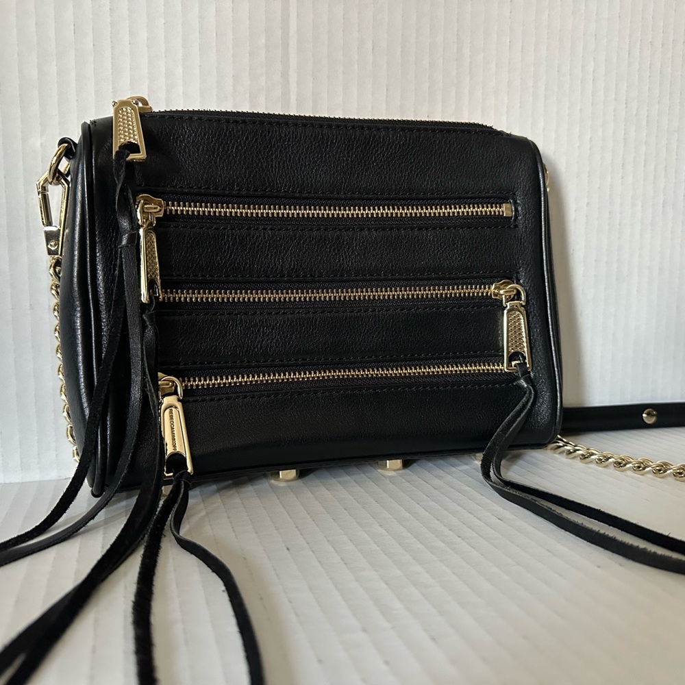Rebecca Minkoff Three-Zip Rocker Crossbody Bag